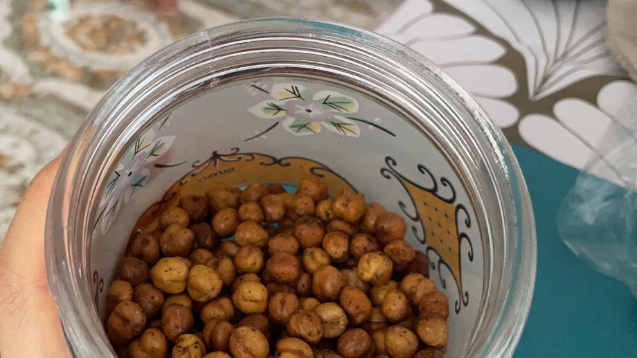 简便版烤鹰嘴豆～低脂高蛋白，替代坚果更健康，健身减脂的小伙伴有口福～