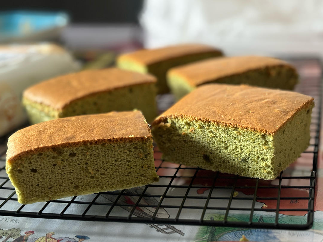 开心果酱古早蛋糕