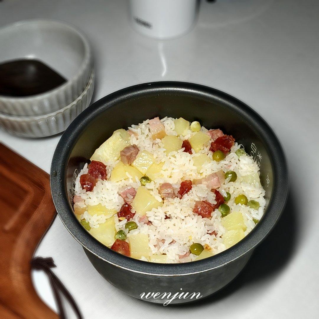 腊味洋芋（土豆）饭-大松IH电饭煲