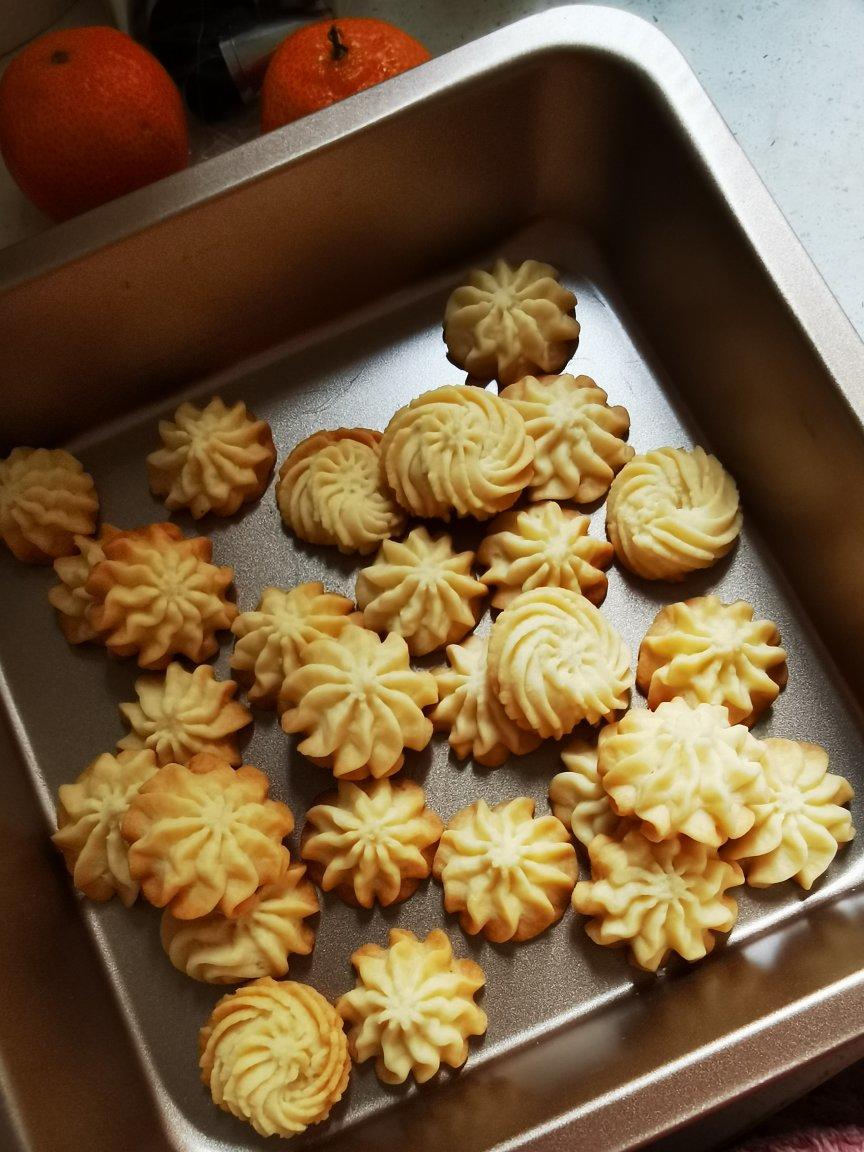 曲奇饼干，完美配方超好挤，酥到不敢碰，一个月还能酥掉渣