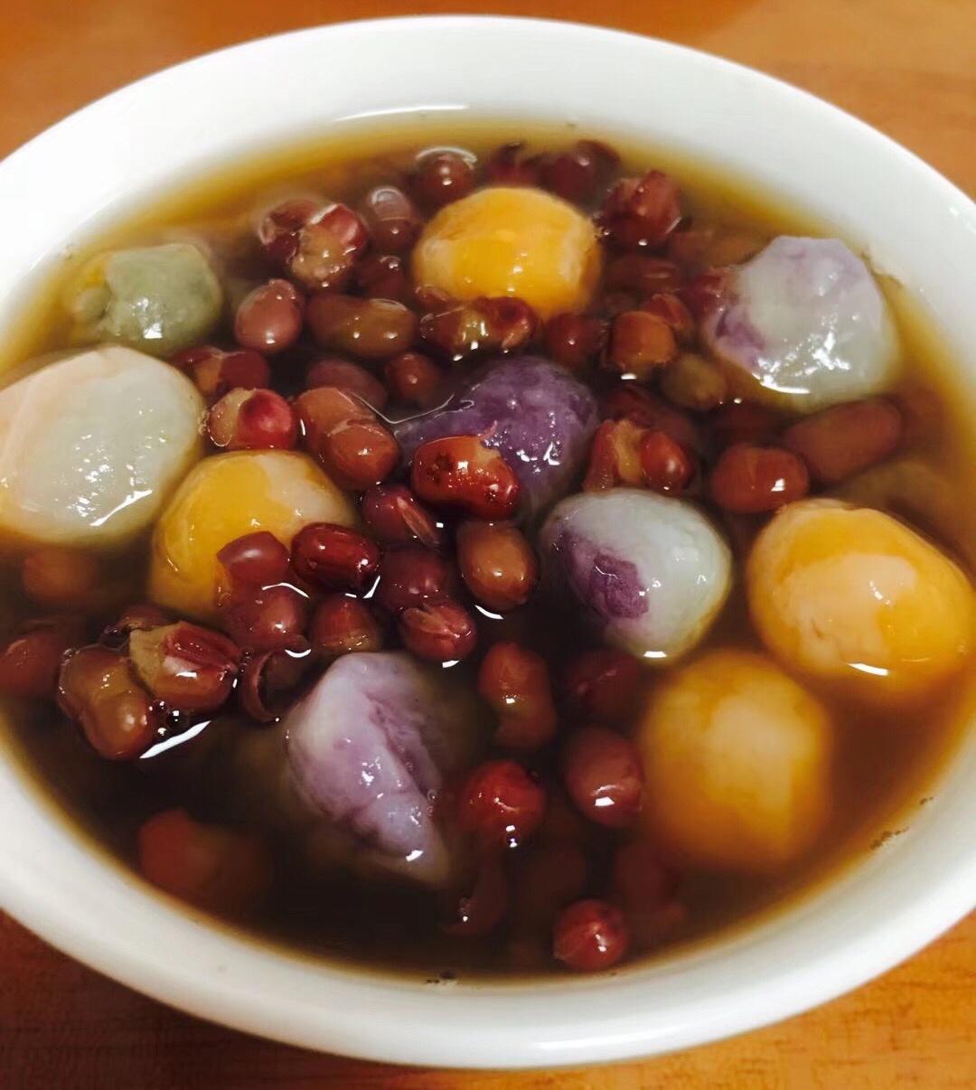 红豆芋圆的做法