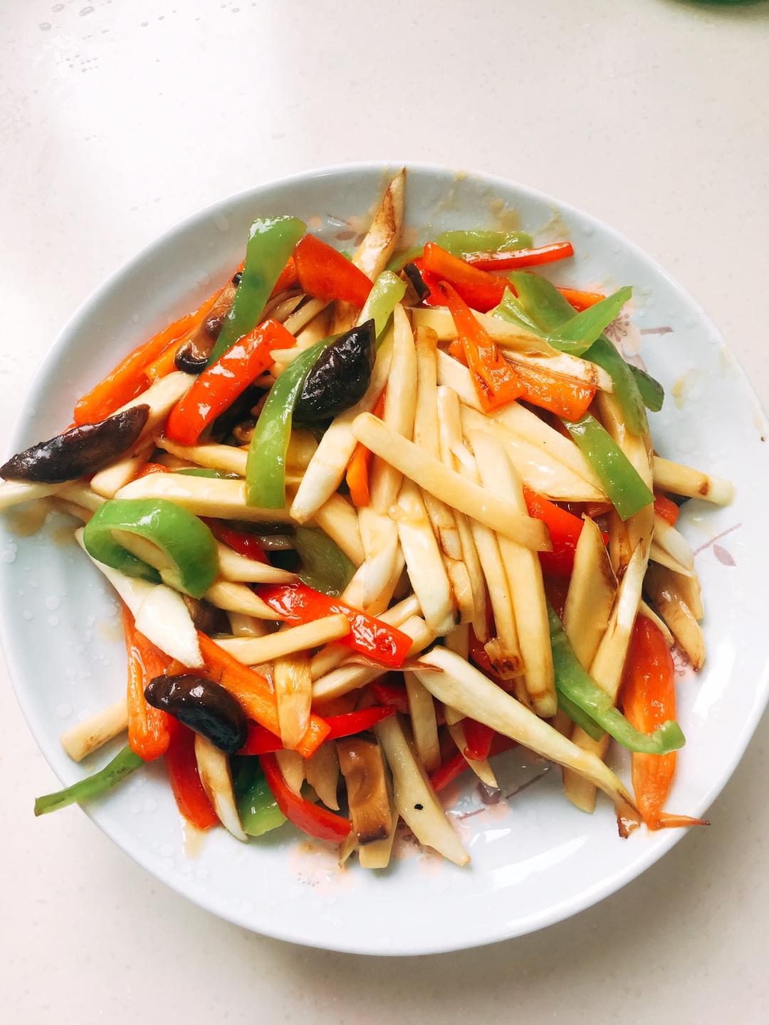 鱼香茭白丝的做法