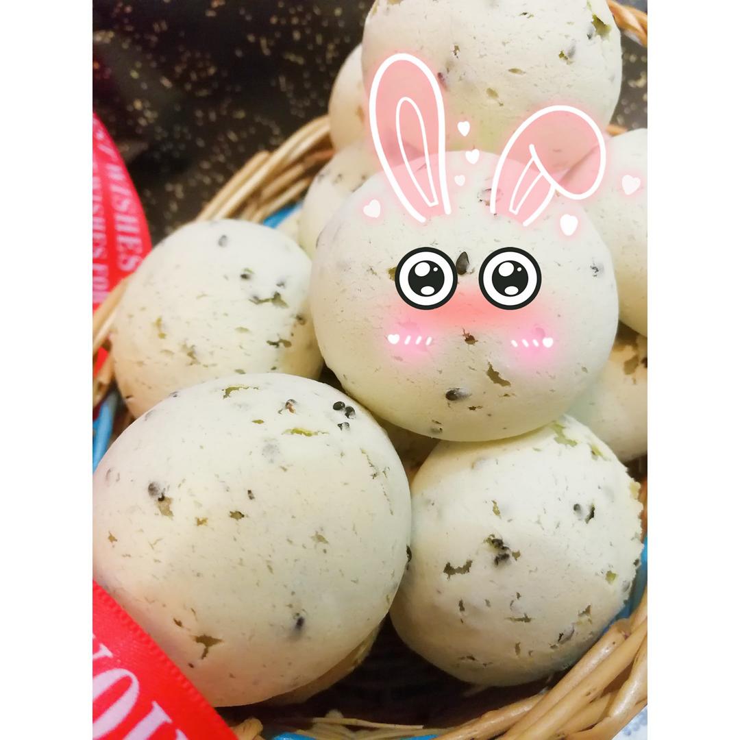 黑芝麻麻薯面包