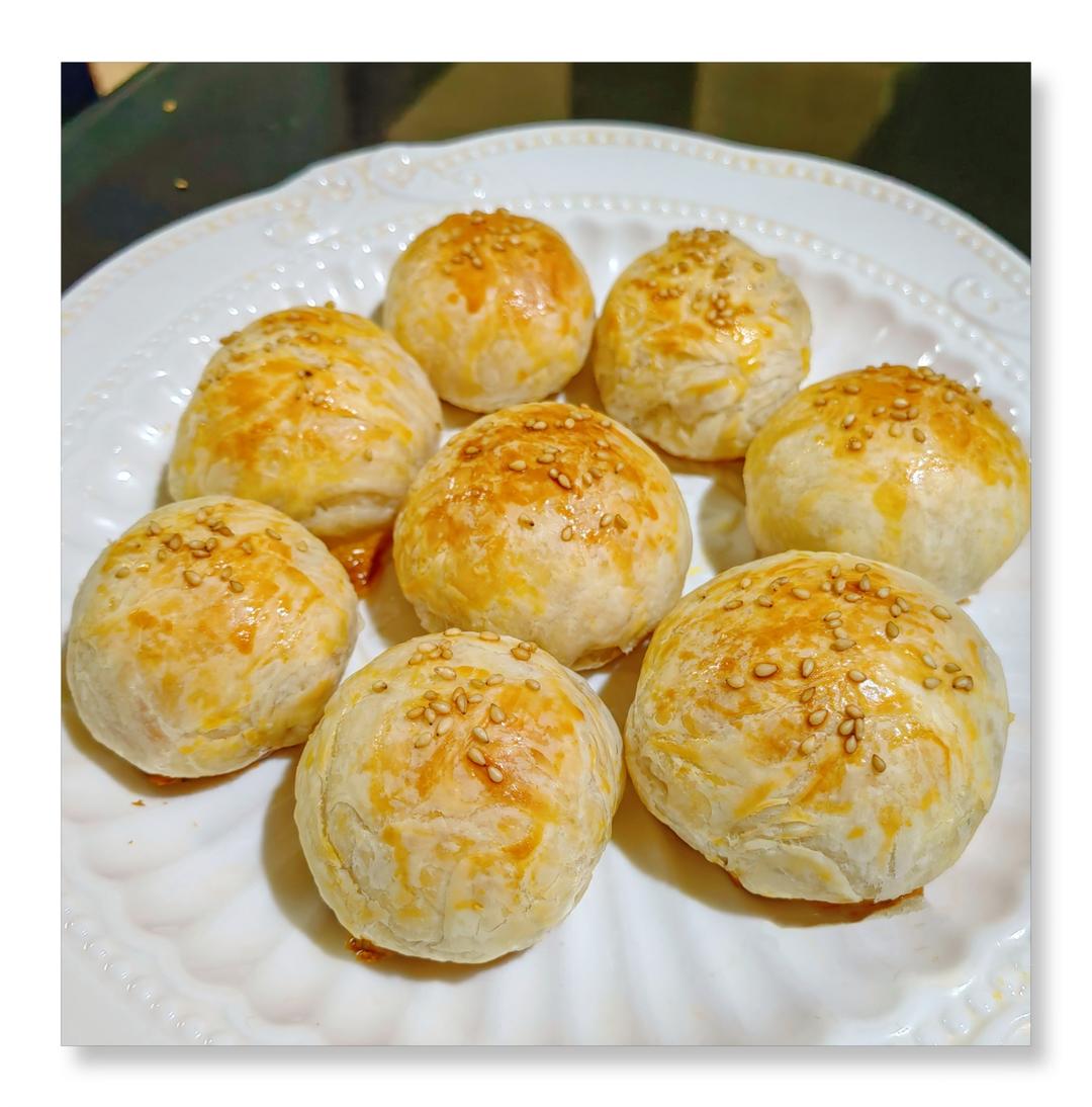 巨好吃❗巨简单❗酥到掉渣的手抓红薯酥饼。