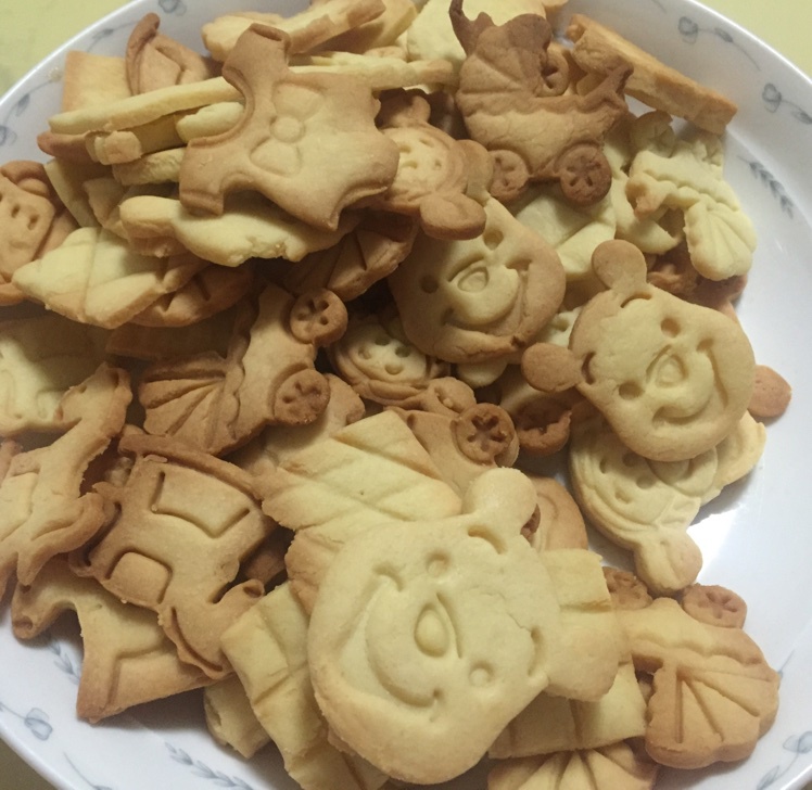 卡通黄油饼干
