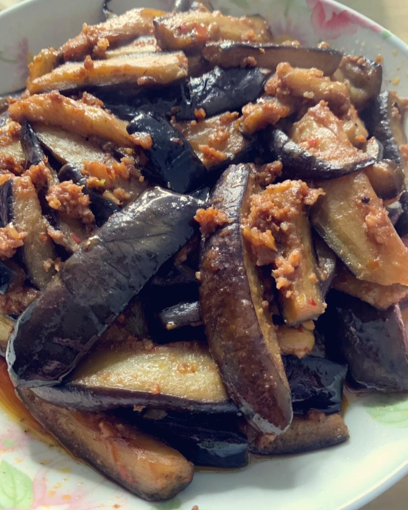 红烧肉沫茄子