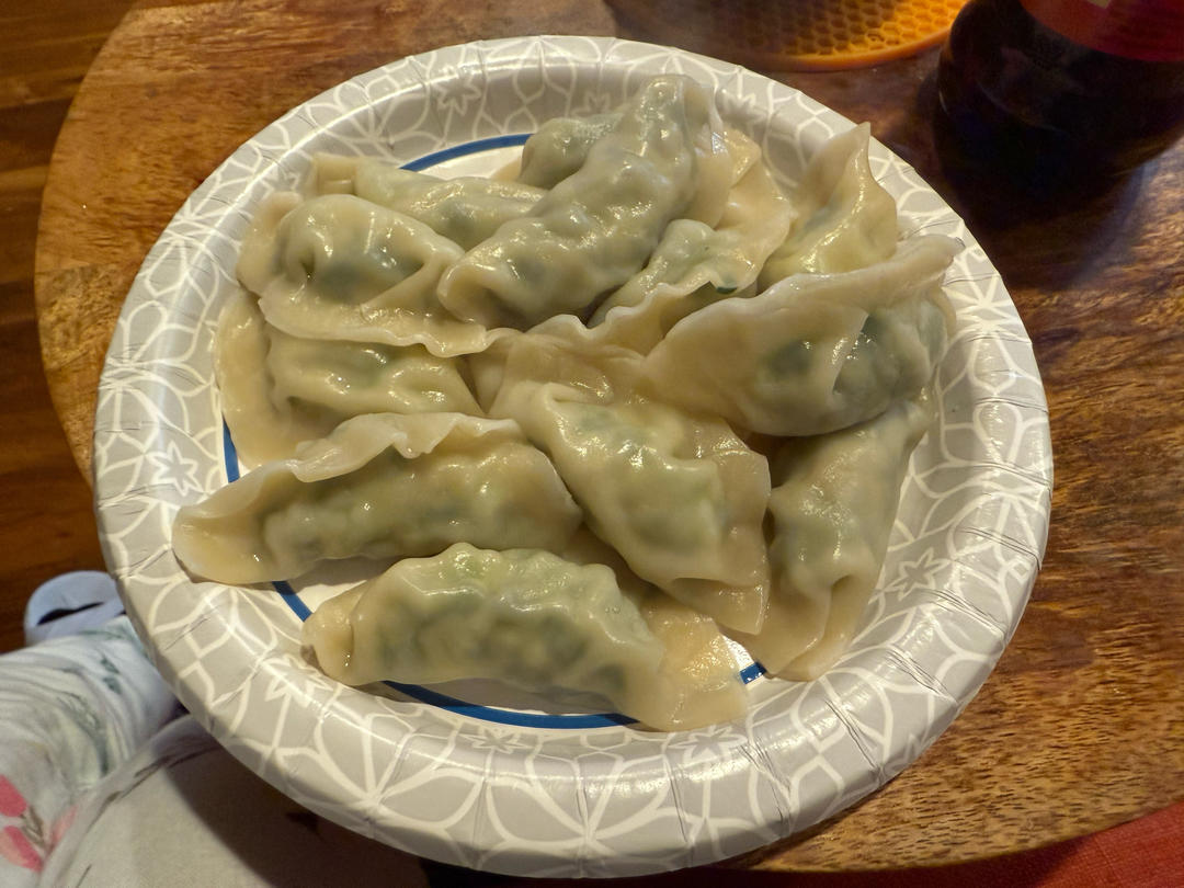 鱼肉韭菜水饺