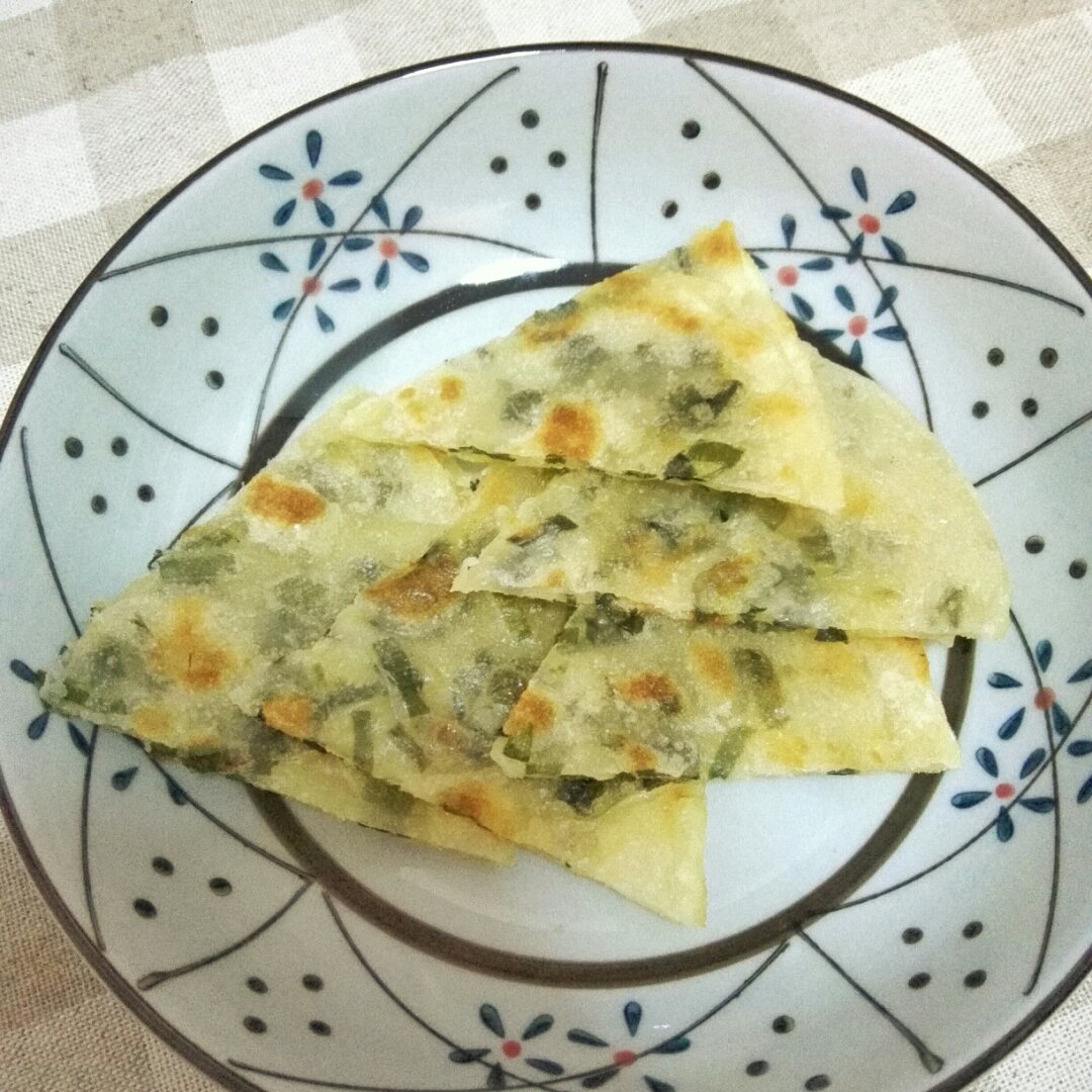 饺子皮葱油饼