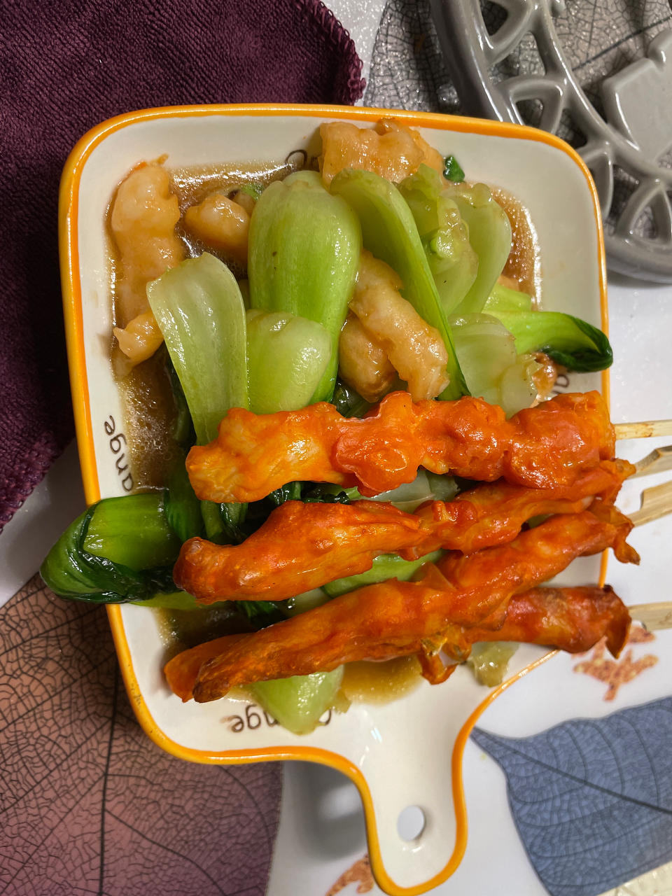 虾仁炒糖菜