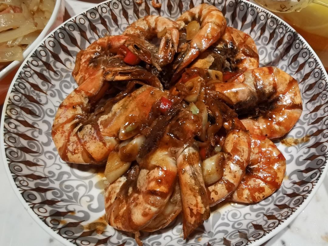 干烧大虾（黑虎虾）