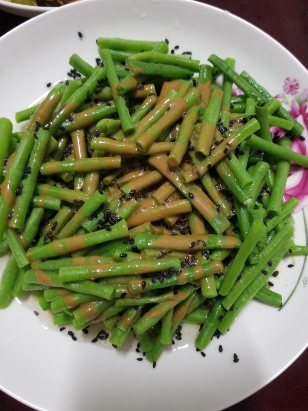 麻汁豆角