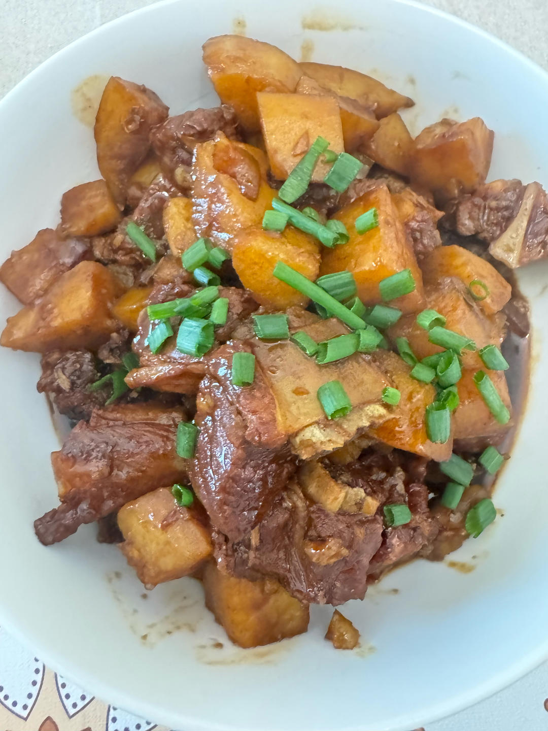 高压锅～土豆烧排骨