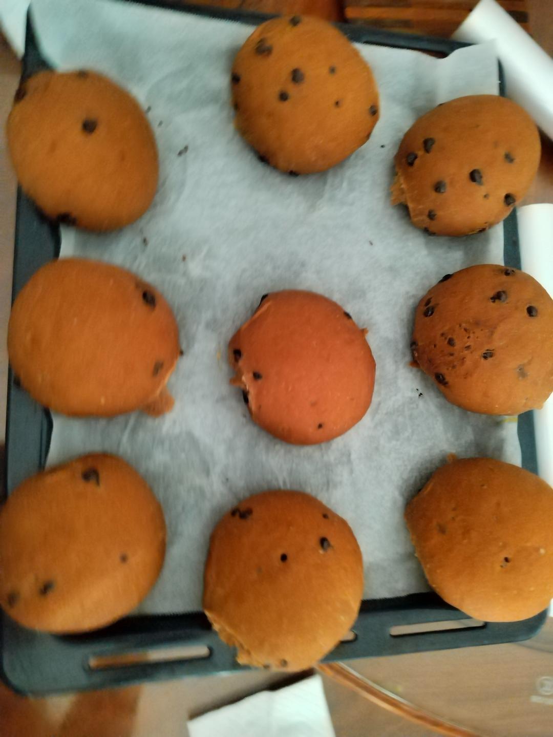 双重巧克力爆浆小餐包