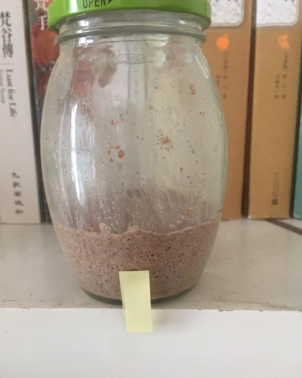 用黑麦起种的天然酵种