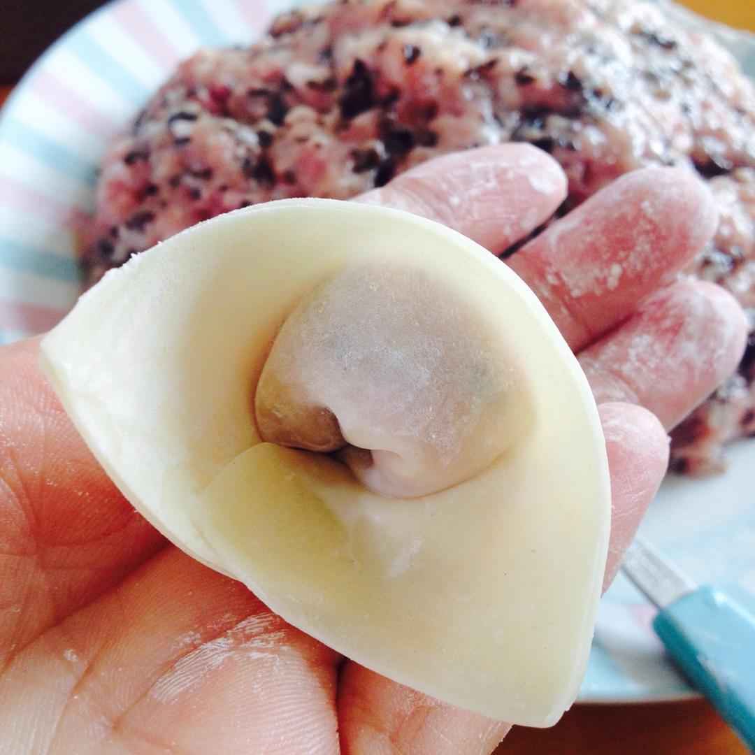 云淡风清gz做的元宝馄饨的包法