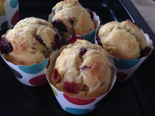 少女心的香蕉蔓越莓玛芬