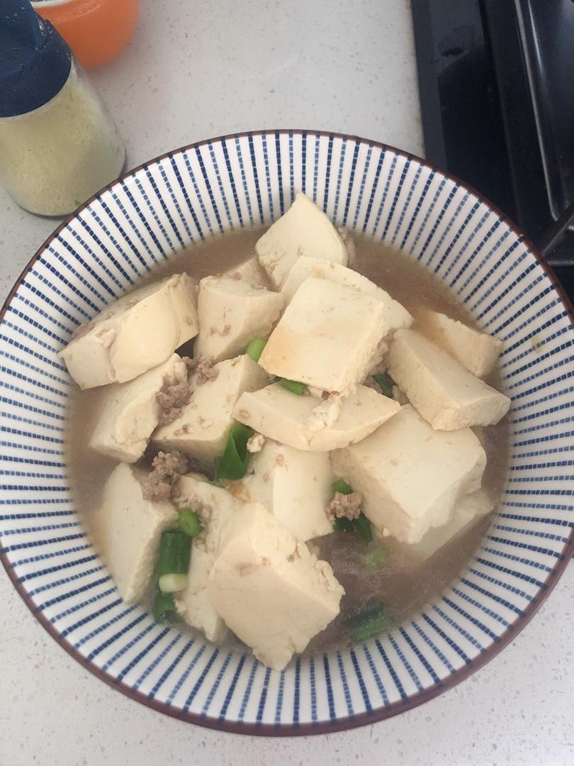 肉末嫩豆腐｜嫩滑口感爽口！这道快手菜超级下饭！！（减脂少油版）