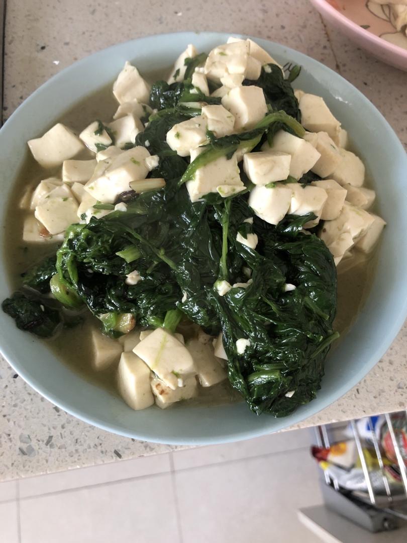 菠菜炒豆腐（标准版）