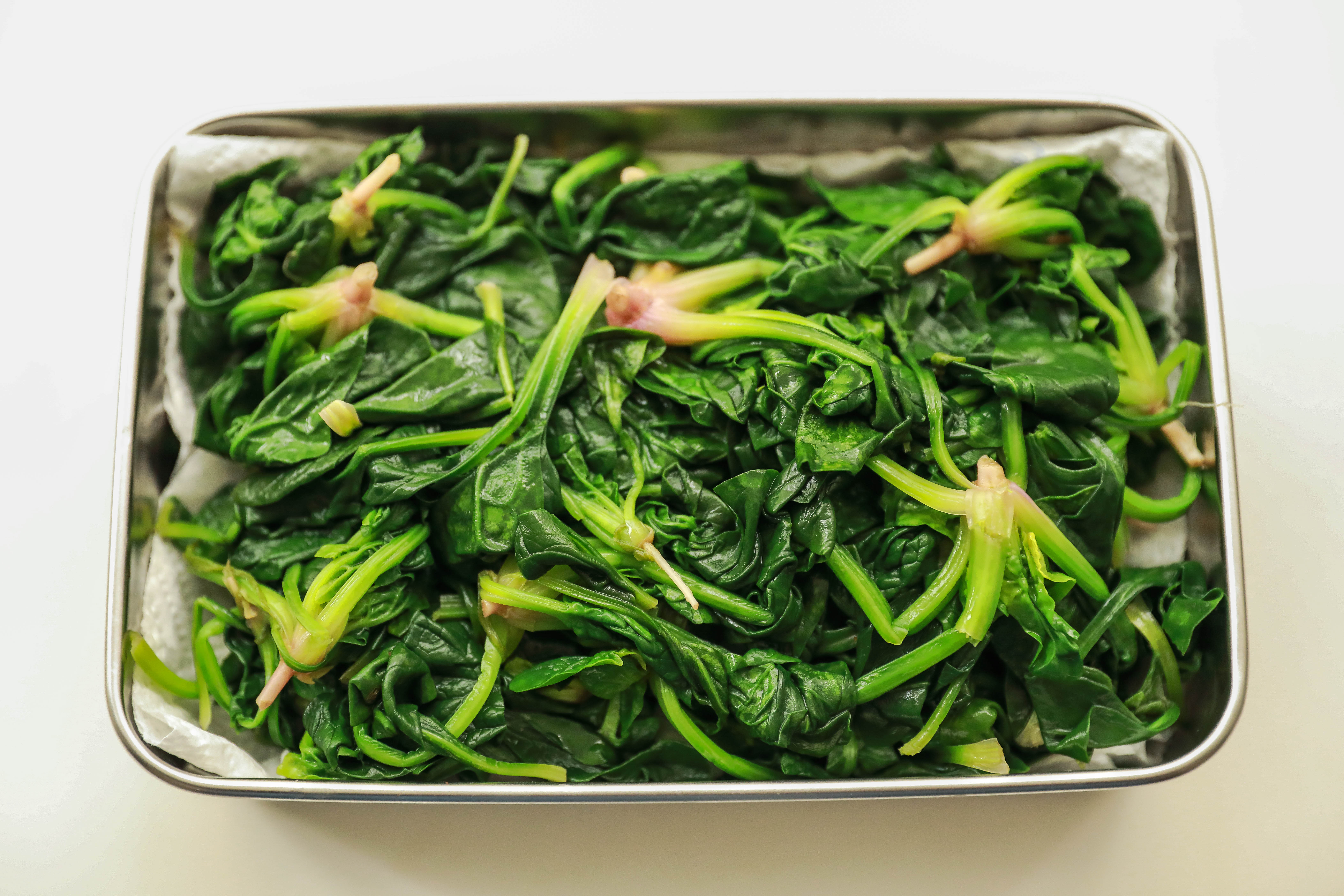 菠菜的基础汆烫、保存方式（绿叶菜均适用）的做法