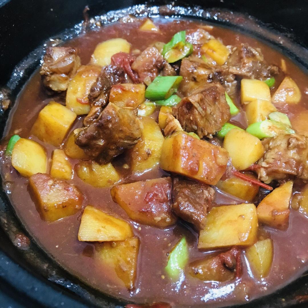 番茄土豆炖牛肉