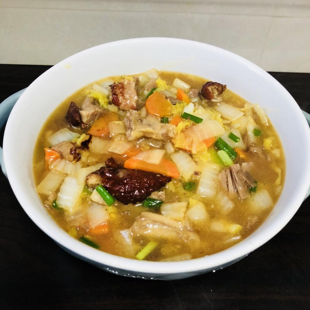 醋溜白菜羹的做法