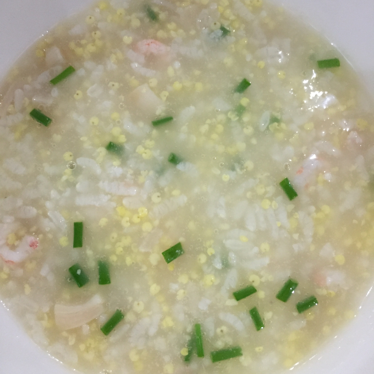 海参虾仁干贝粥