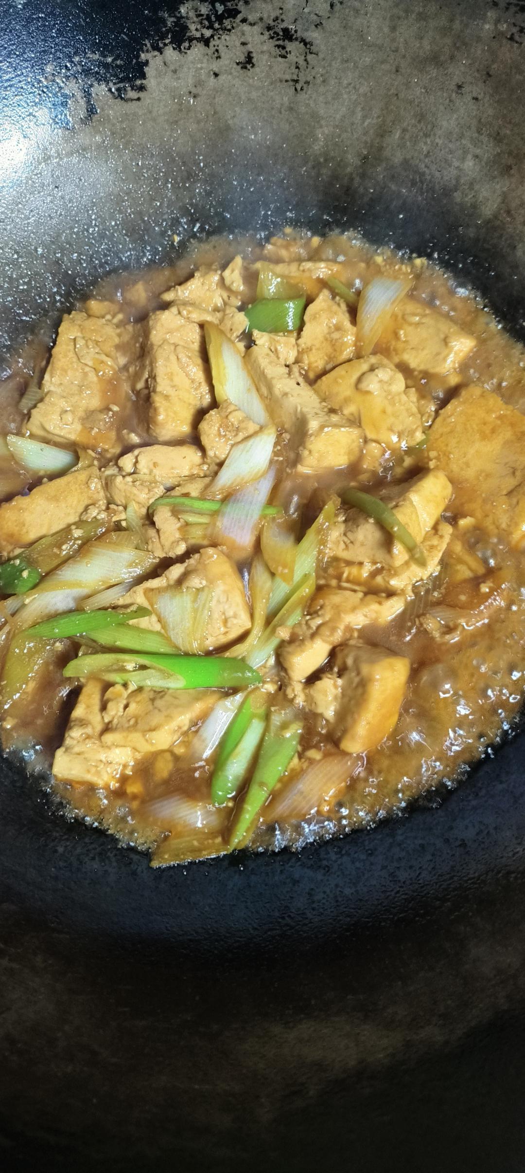 简单又好吃的葱烧豆腐