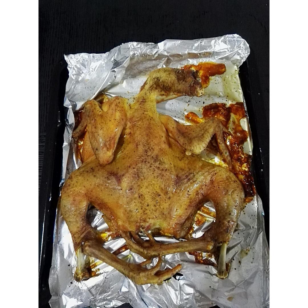 田螺姑娘超级简单不用腌制脆皮烤鸡