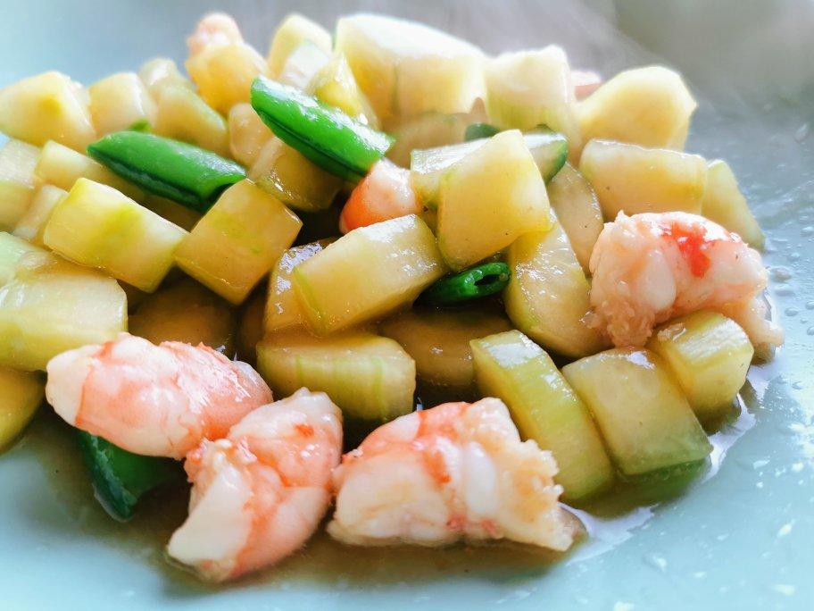 虾仁炒黄瓜