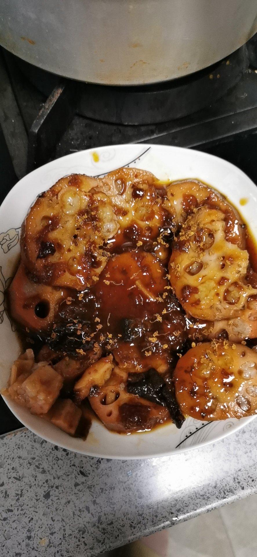 堂妈教你做桂花糯米藕