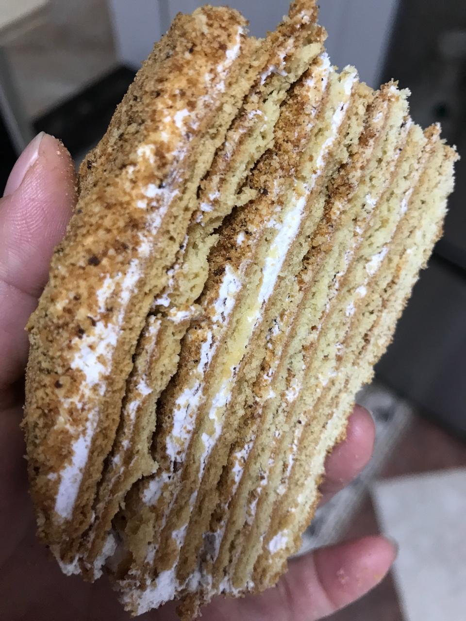 水的心情_beho做的俄罗斯蜂蜜蛋糕 千层蛋糕【又名提拉米苏】