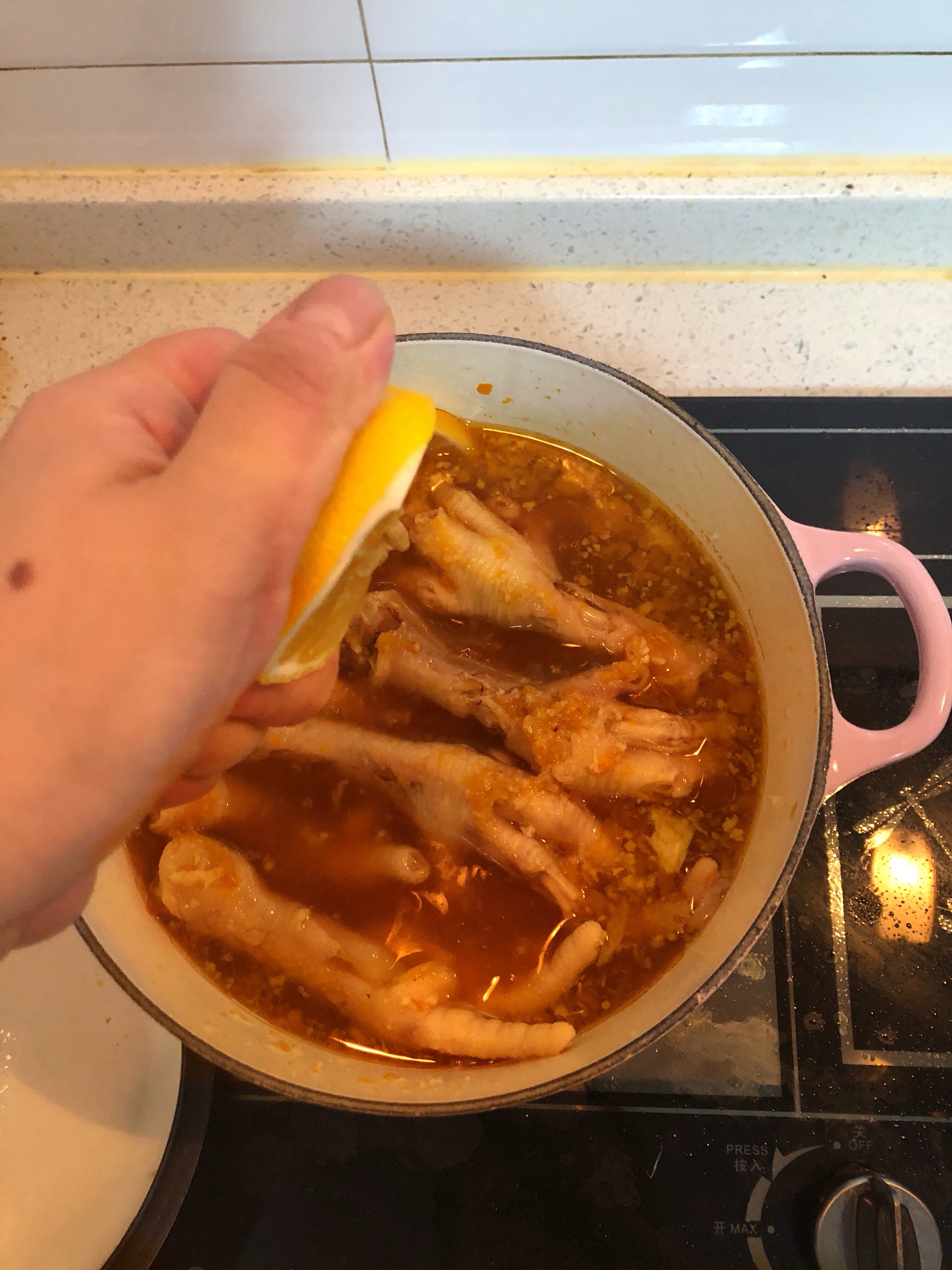 简单版雪碧煮鸡爪的做法 步骤5