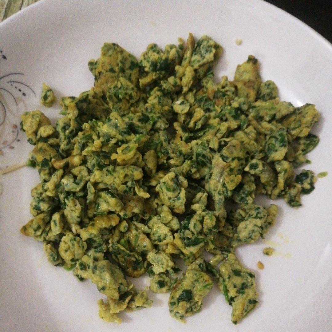 荠菜炒鸡蛋