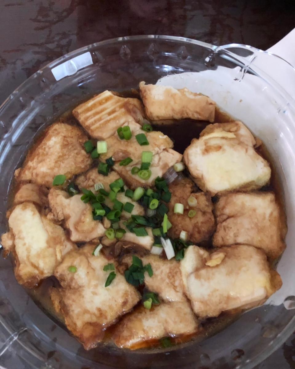 美味蚝油嫩豆腐