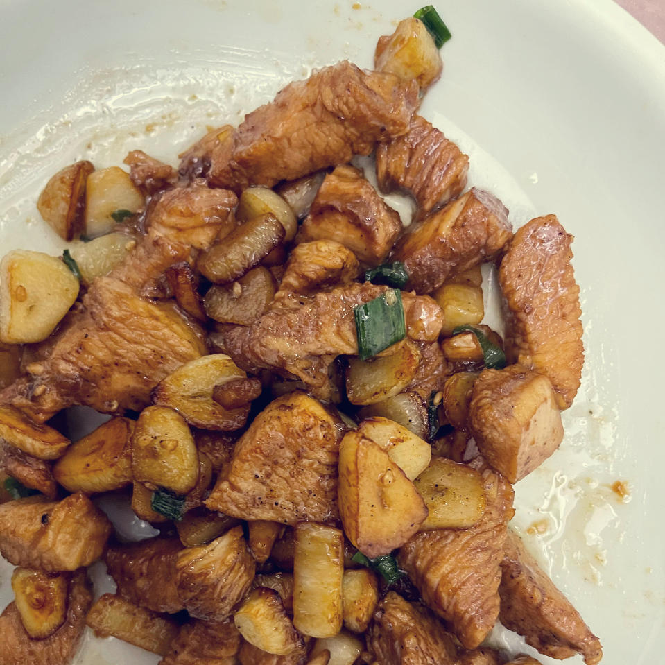 孜然蒜香鸡胸肉