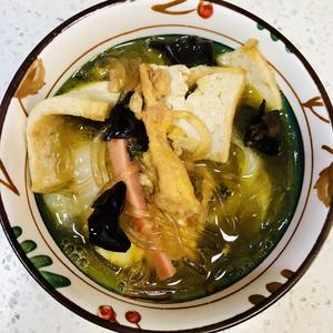 适合秋冬的大白菜素什锦砂锅的做法 步骤5