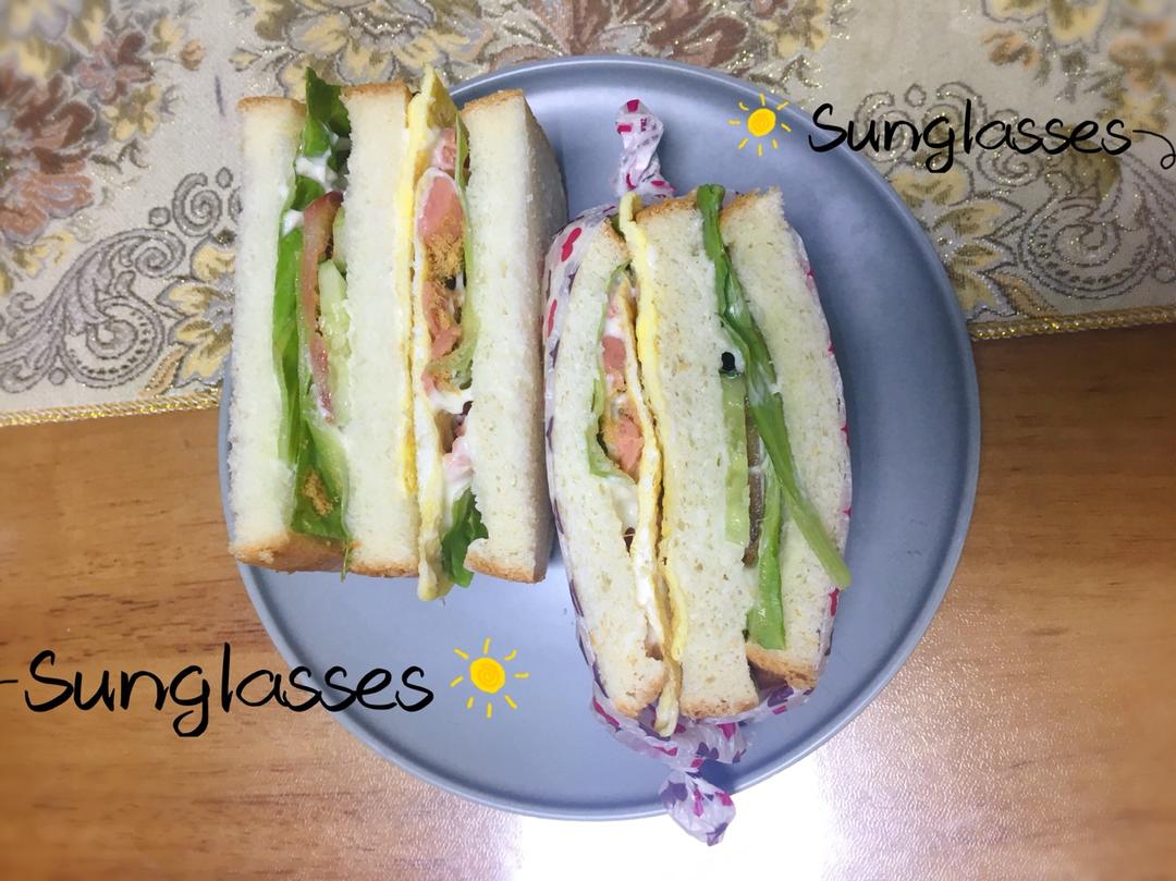 超厚超满足的沼三明治