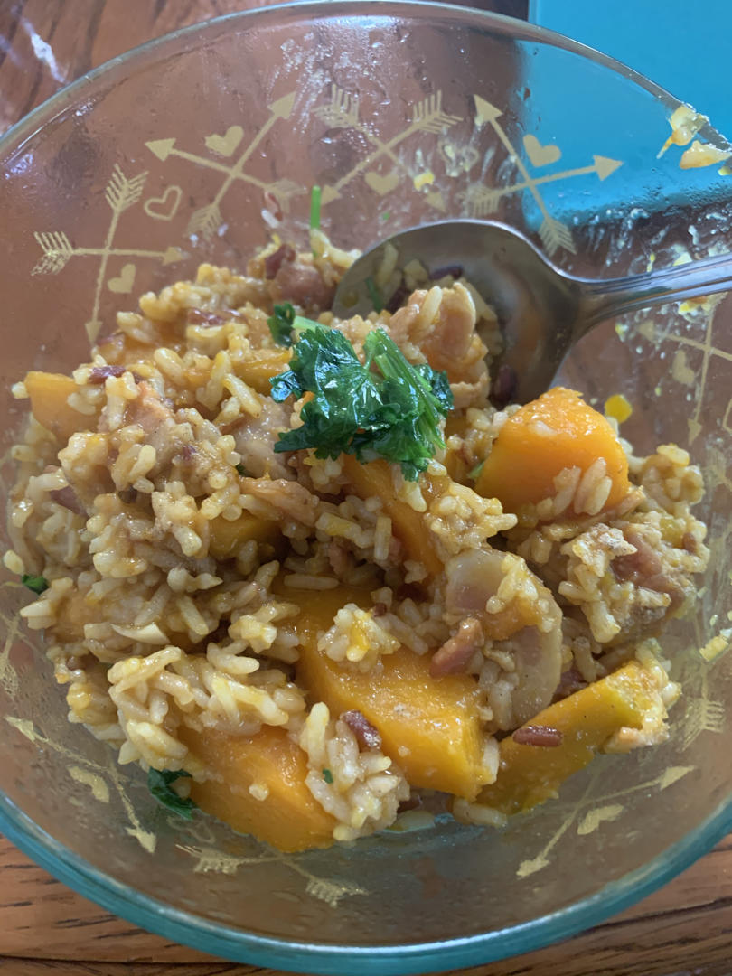 超级好吃的南瓜饭
