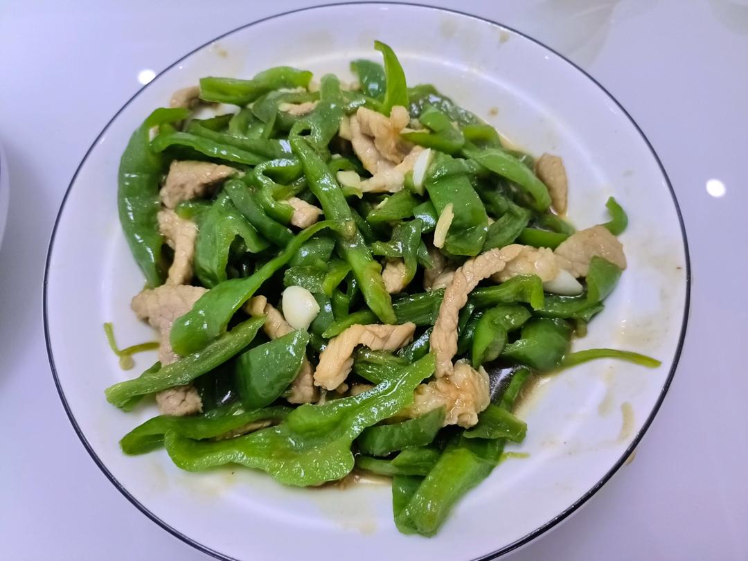 青椒炒肉丝