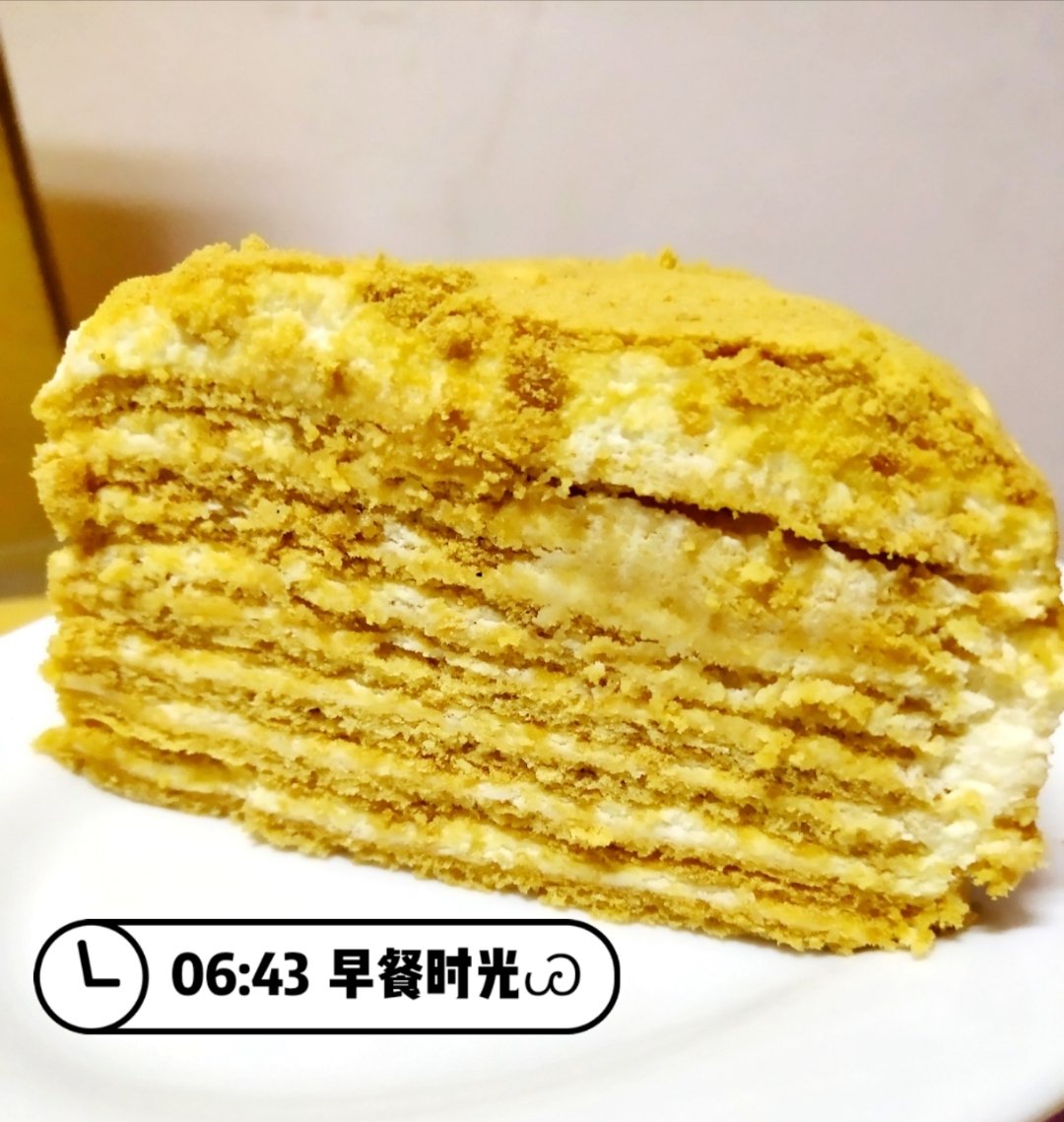 俄罗斯蜂蜜蛋糕   千层蛋糕【又名提拉米苏】
