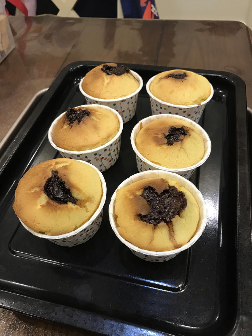 免打发❗️外酥里糯，一口爆浆的巧克力粑粑糕～