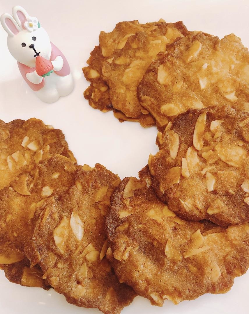 生酮料理——生酮杏仁瓦片饼干