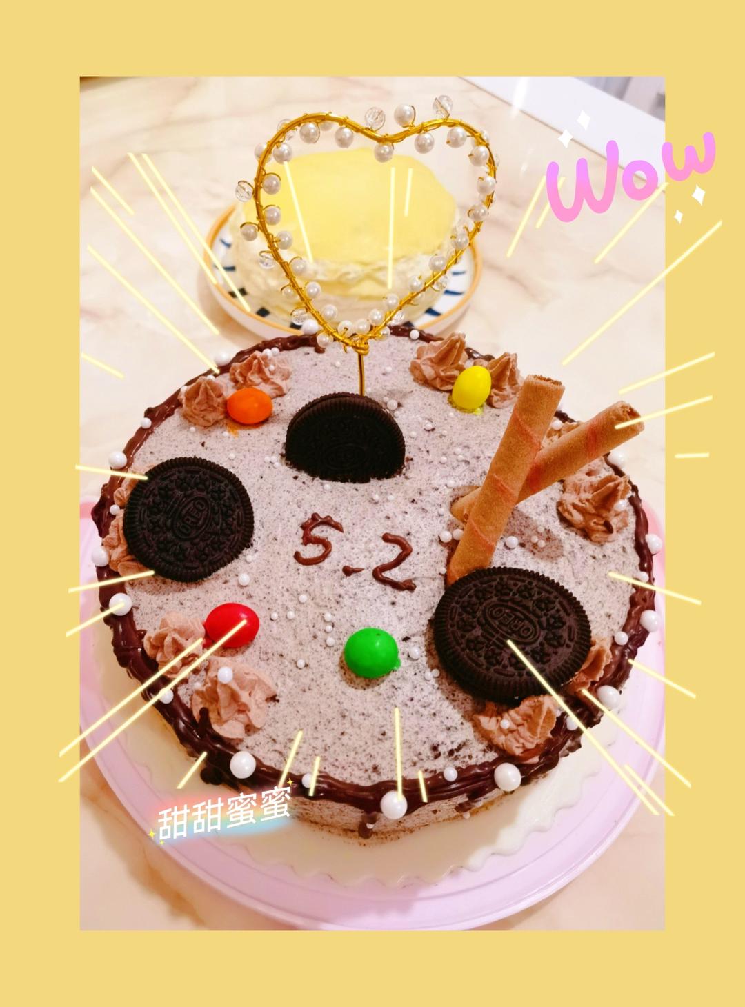 私房烘焙｜奥利奥淋面生日蛋糕