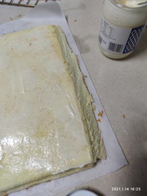 葱香肉松蛋糕卷（附实用技巧）的做法 步骤8