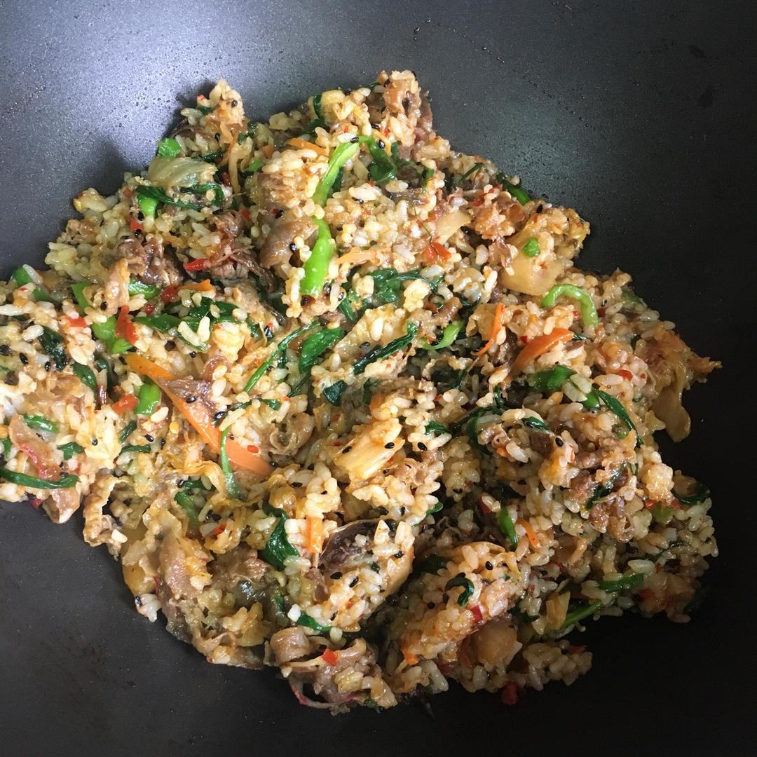 快手肥牛糙米饭（香辣版）