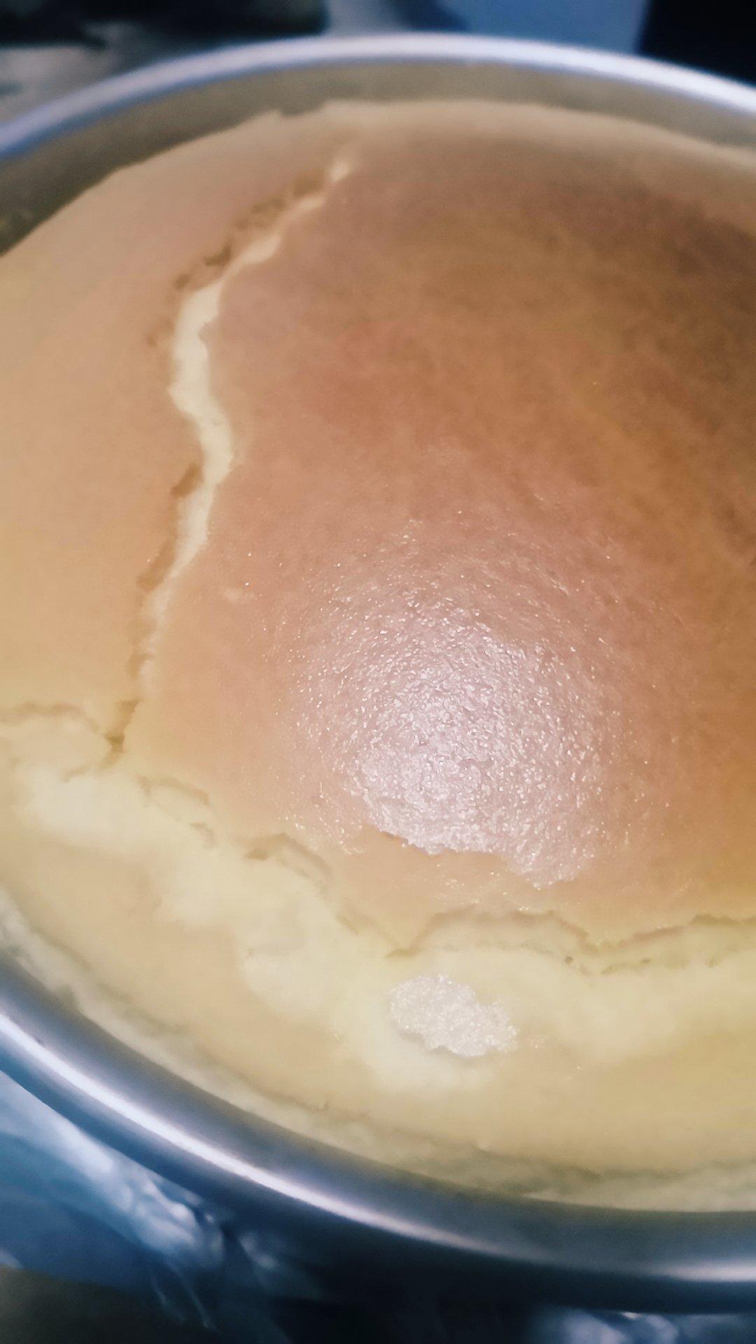 8寸圆形模具的古早蛋糕，完美方子！