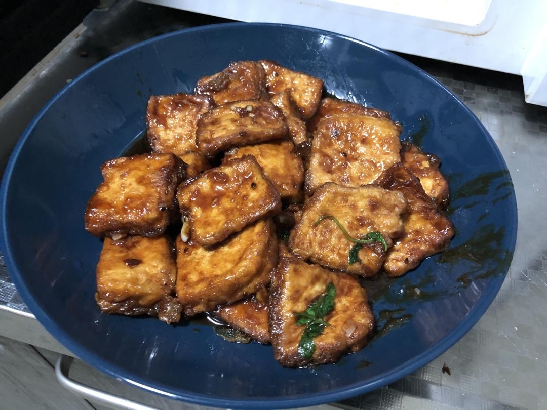 无敌好吃的香煎豆腐