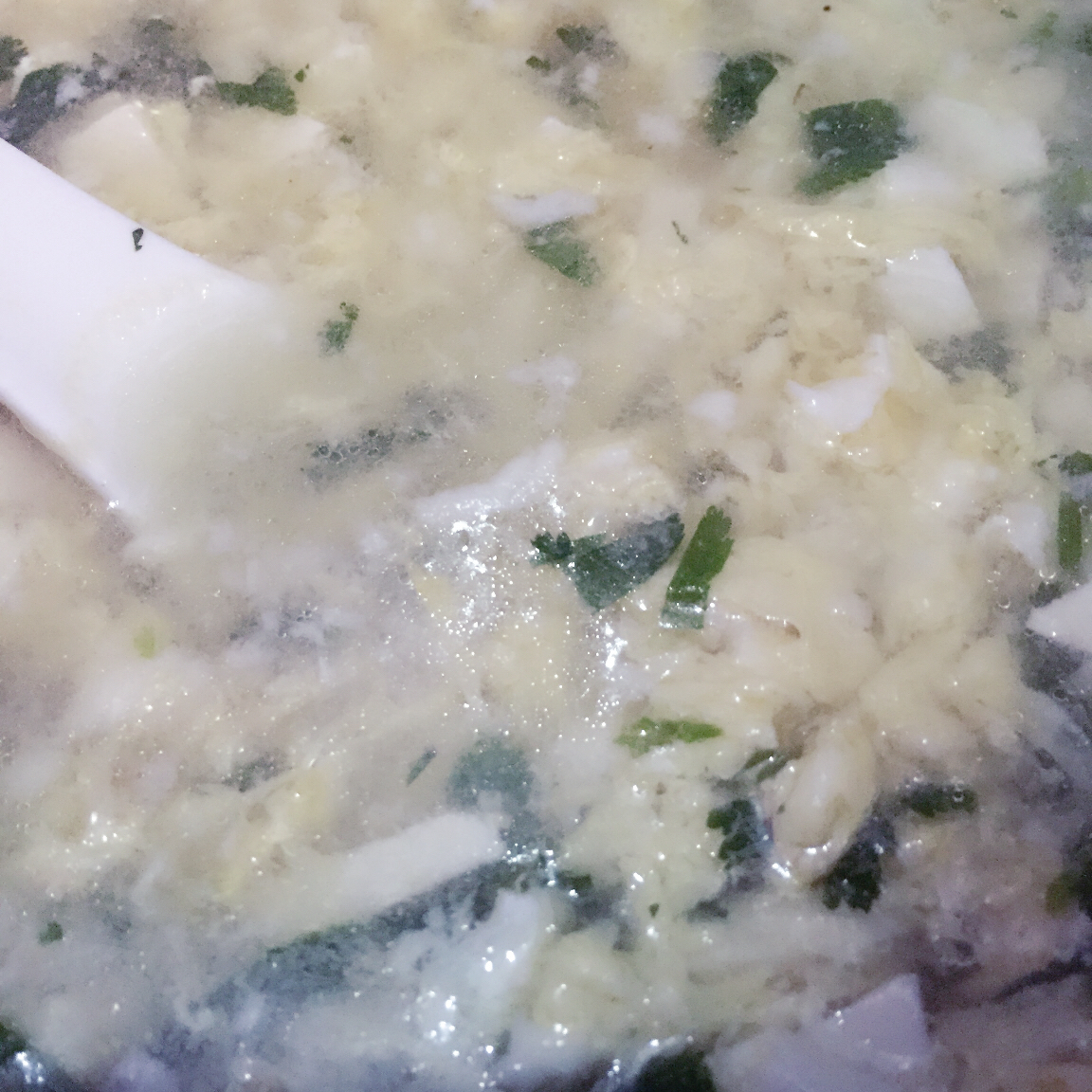 香菜豆腐羹