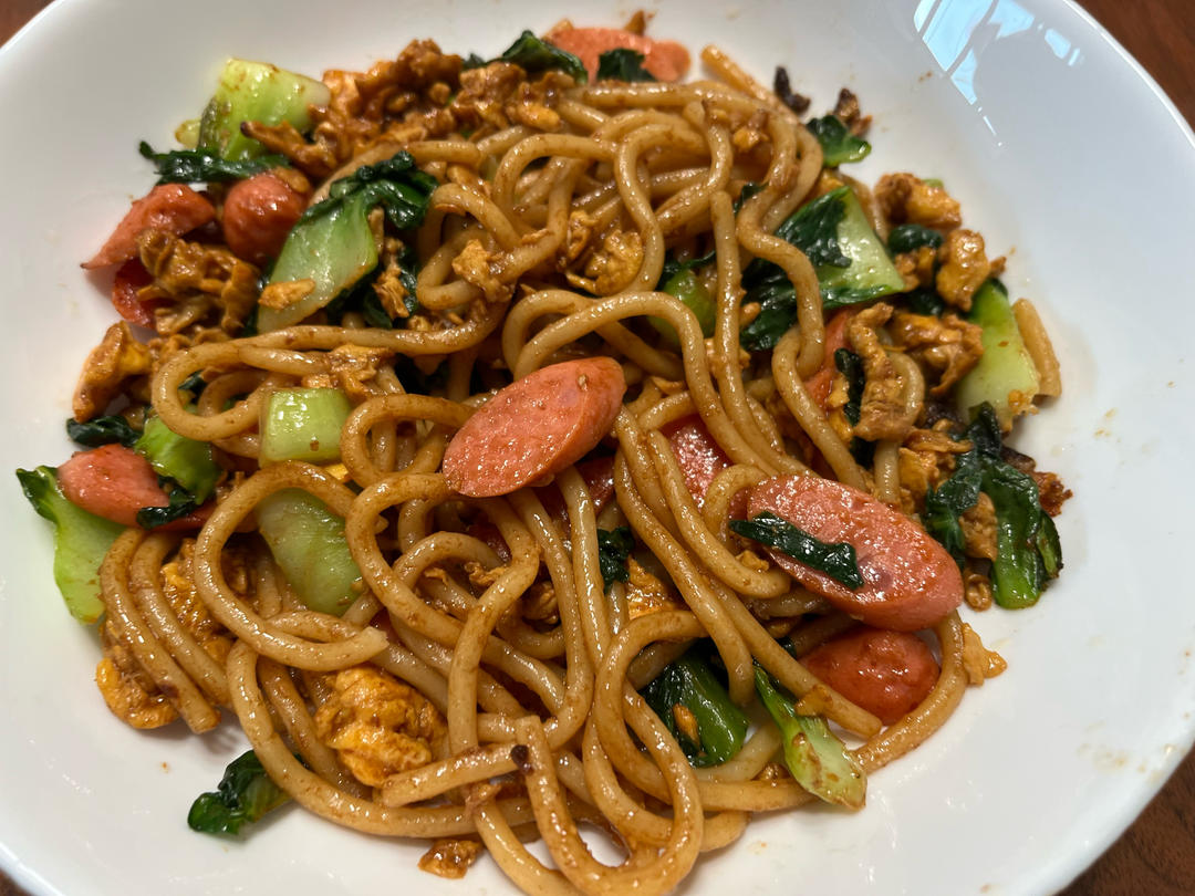 🍜最简单最好吃的家常炒面