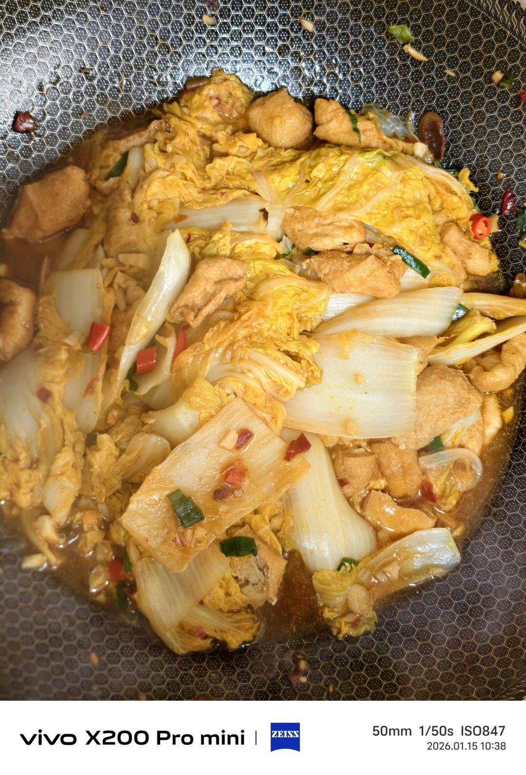 娃娃菜烧豆腐泡